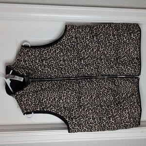 Chicos reversible quilt vest size 3